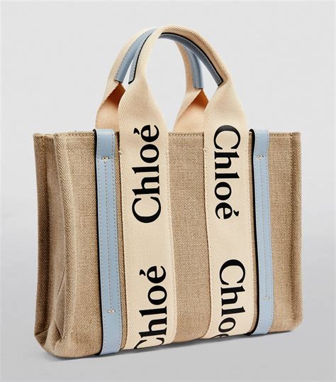 chloé small woody tote bag